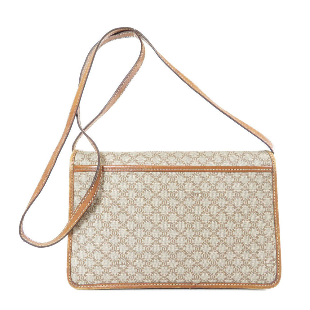 Celine shoulder Macadam bag Brown